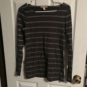 Banana republics glitter strip top